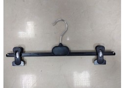 Вішалка-прищіпка для брюк, юбок, штанів на 36см (чорна)